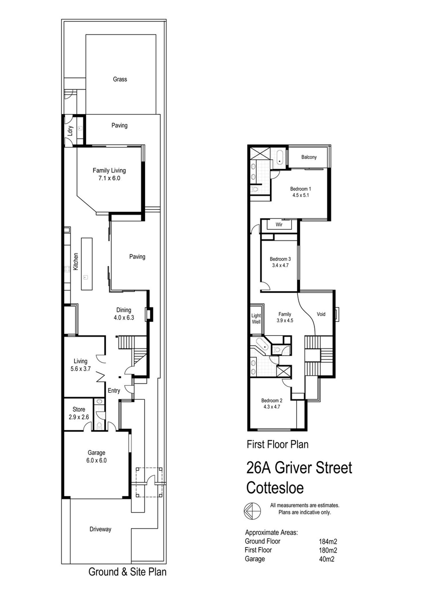 Floorplan of Homely house listing, 26A Griver Street, Cottesloe WA 6011