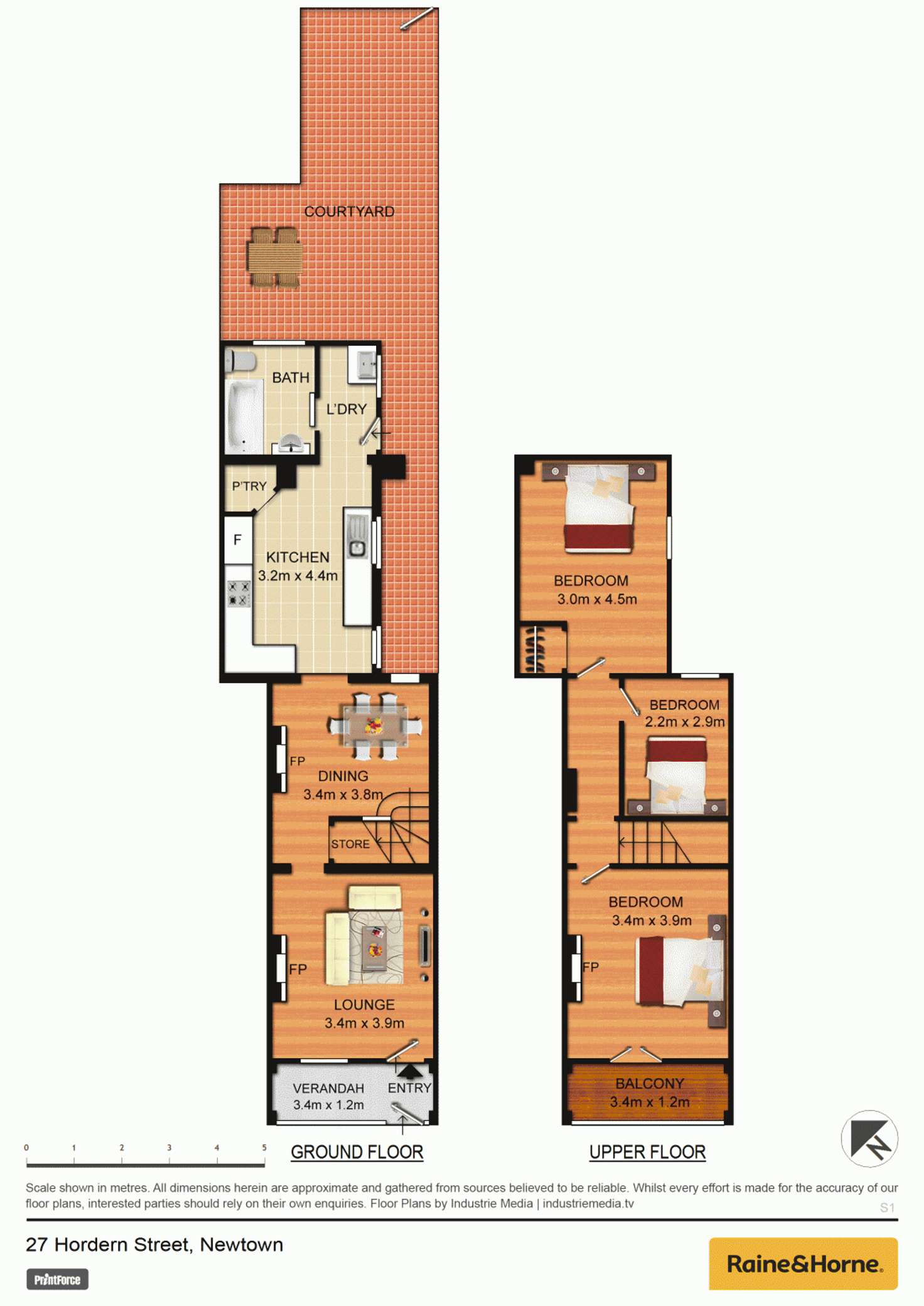 Floorplan of Homely house listing, 27 Hordern Street, Newtown NSW 2042