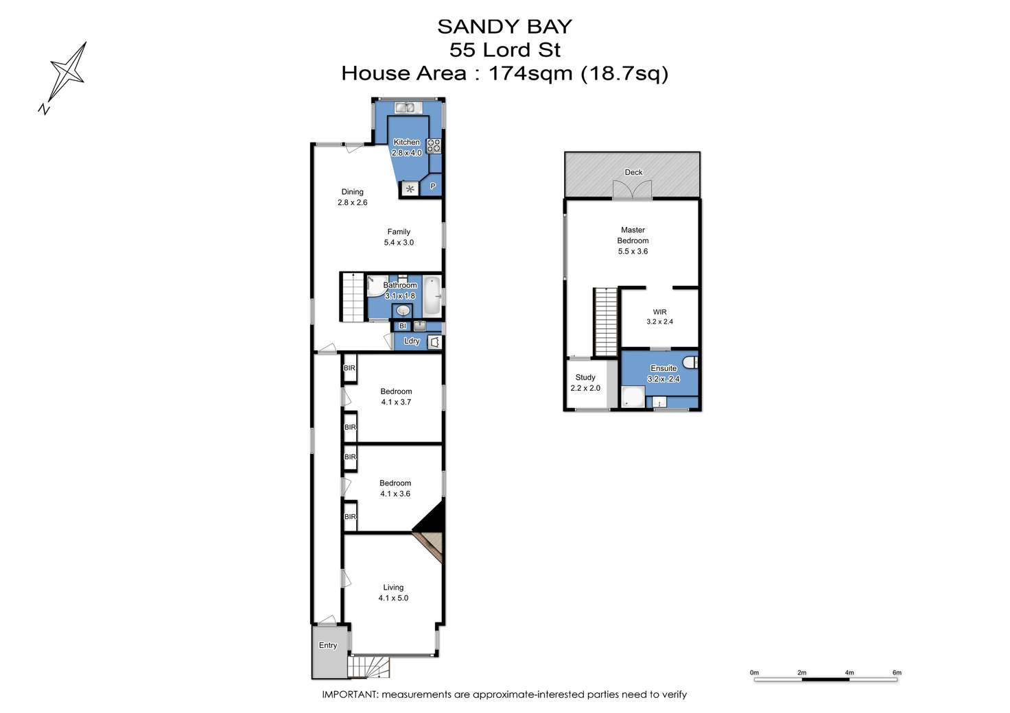 Floorplan of Homely house listing, 55 Lord Street, Sandy Bay TAS 7005