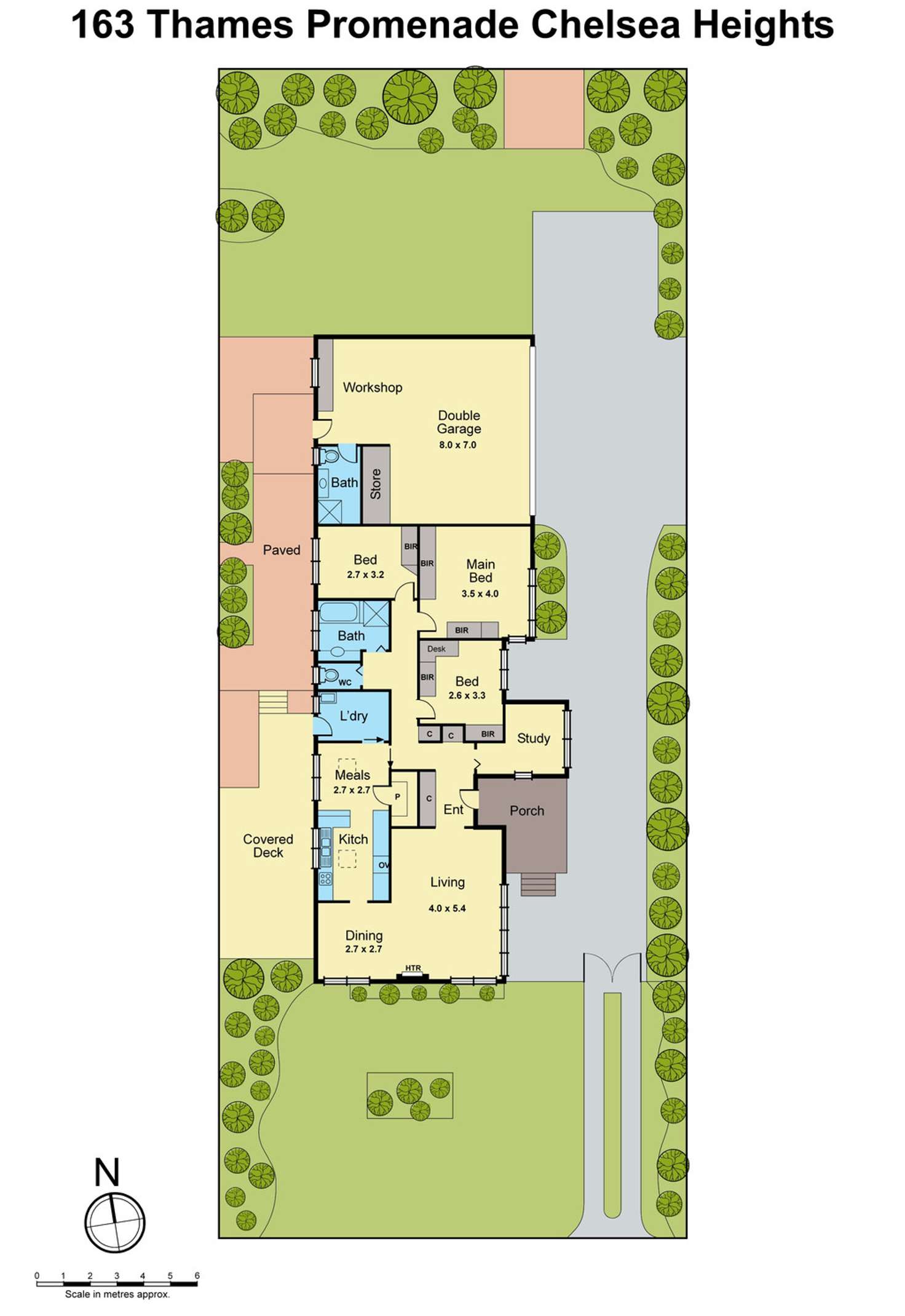 Floorplan of Homely house listing, 163 Thames Promenade, Chelsea Heights VIC 3196