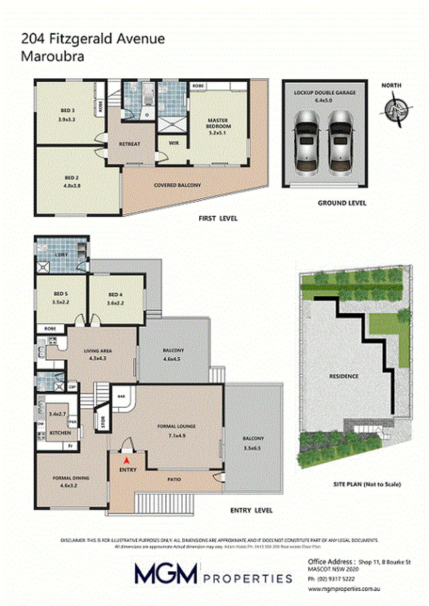 Floorplan of Homely house listing, 204 Fitzgerald Avenue, Maroubra NSW 2035
