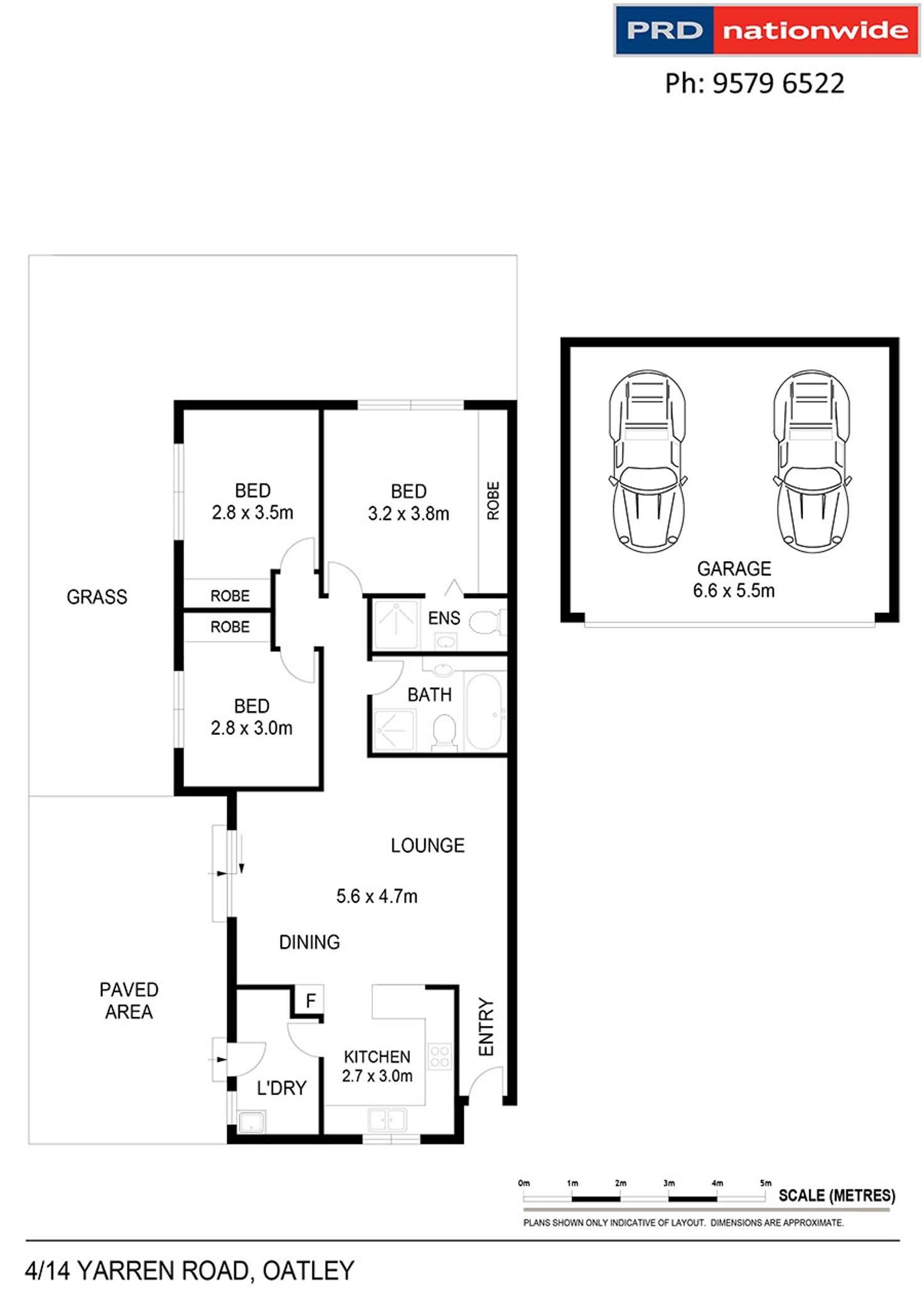 Floorplan of Homely townhouse listing, 4/14 Yarran Road, Oatley NSW 2223