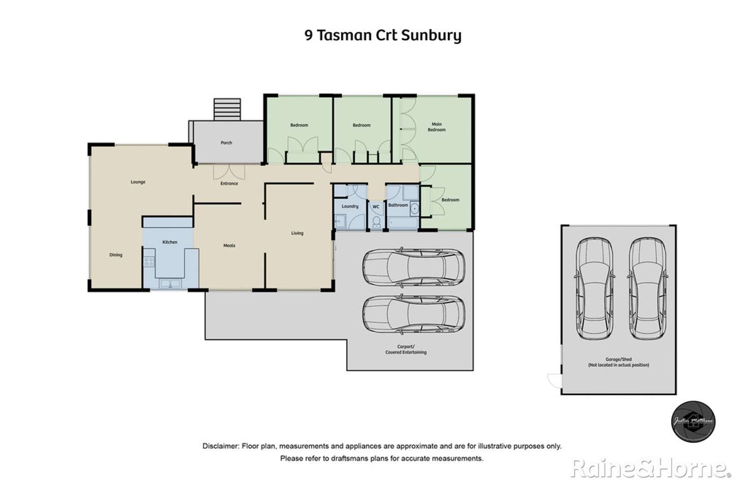 Floorplan of Homely house listing, 9 Tasman Court, Sunbury VIC 3429