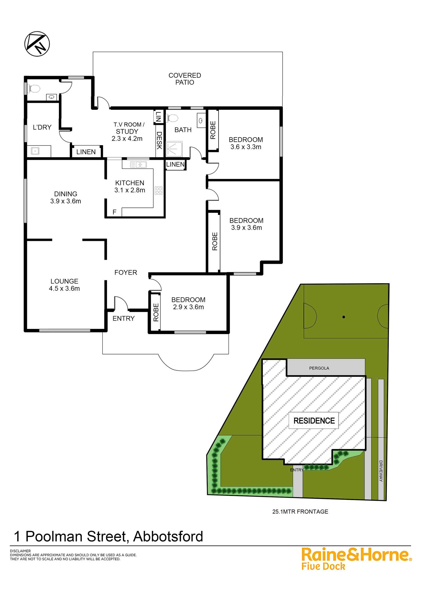 Floorplan of Homely house listing, 1 POOLMAN STREET, Abbotsford NSW 2046