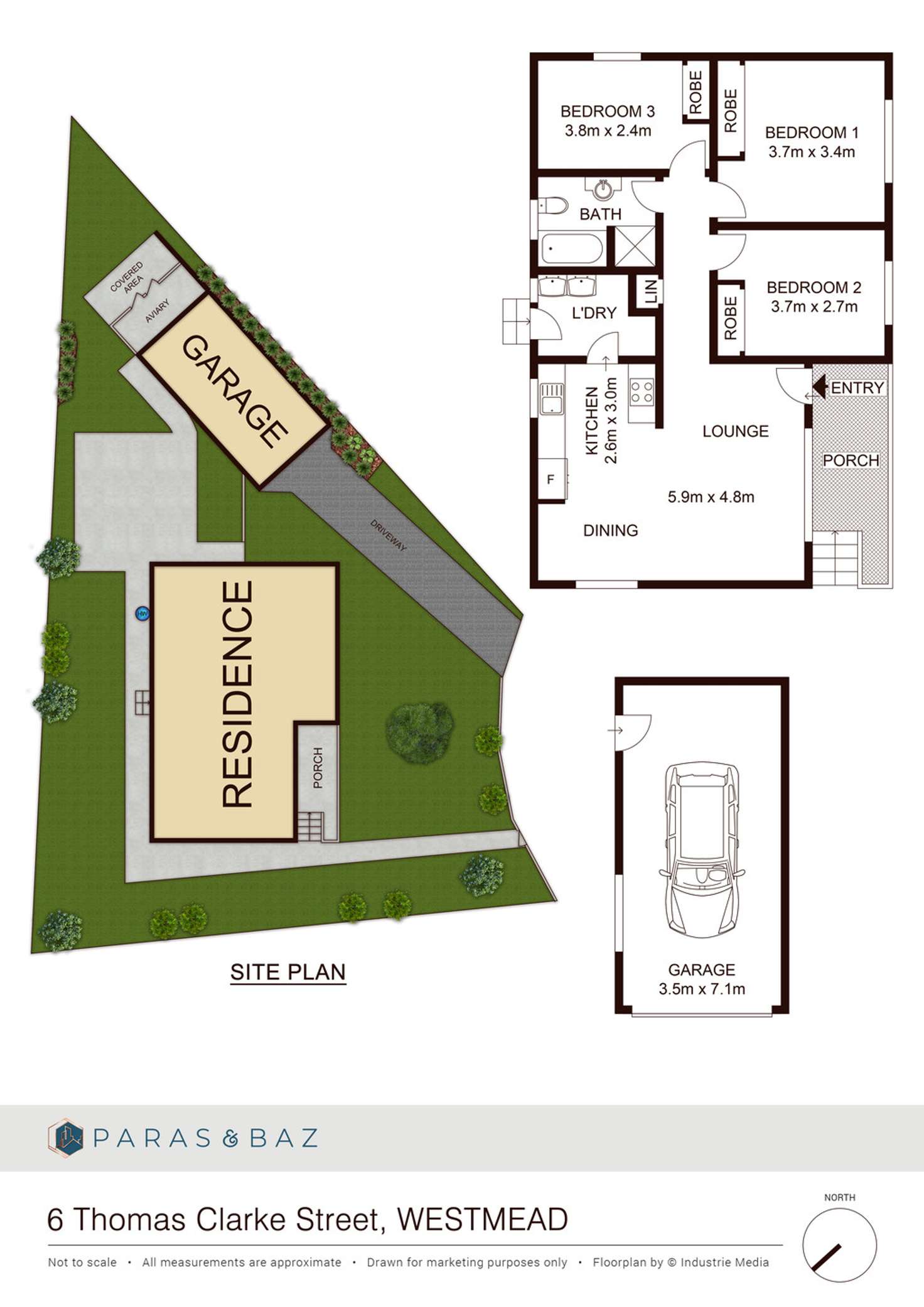 Floorplan of Homely house listing, 6 Thomas Clarke Street, Westmead NSW 2145