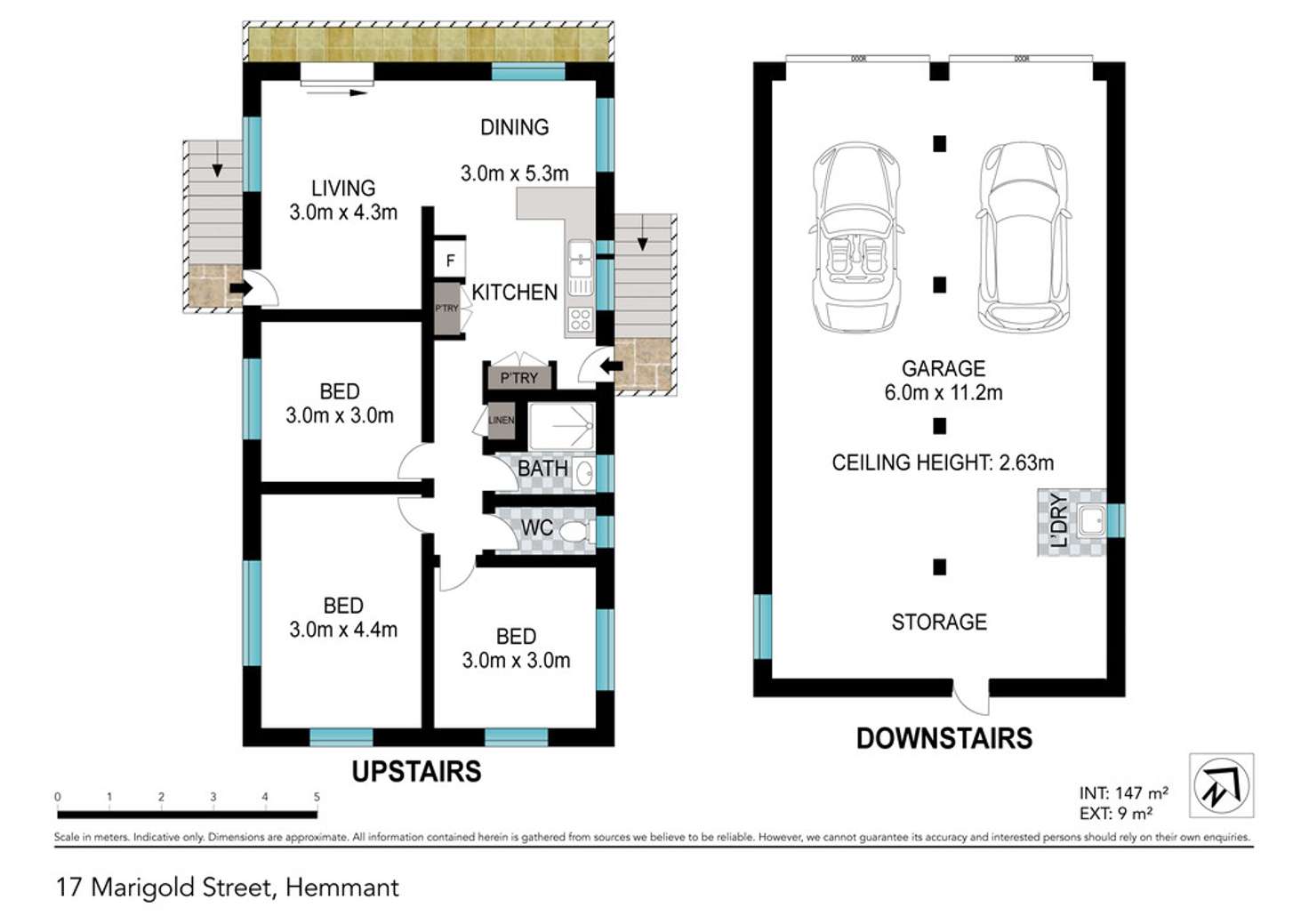 Floorplan of Homely house listing, 17 MARIGOLD STREET, Hemmant QLD 4174