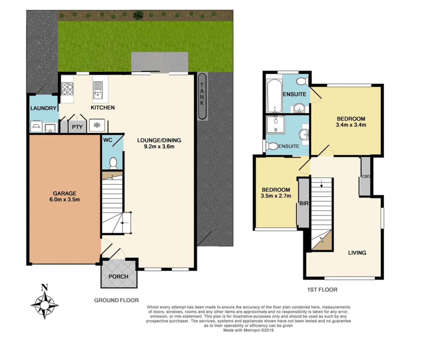 Floorplan of Homely townhouse listing, 4/55 McCormicks Road, Carrum Downs VIC 3201