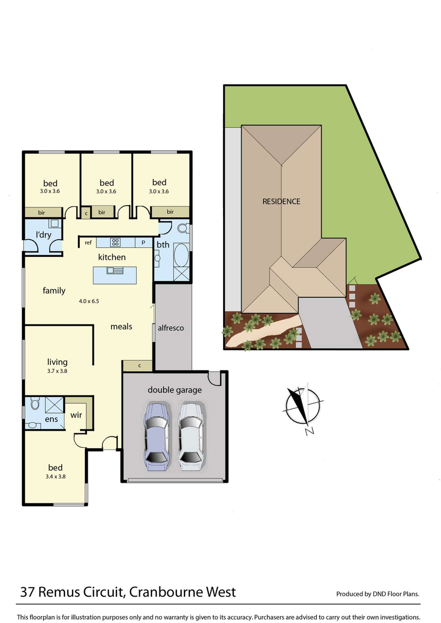 Floorplan of Homely house listing, 37 Remus Circuit, Cranbourne West VIC 3977