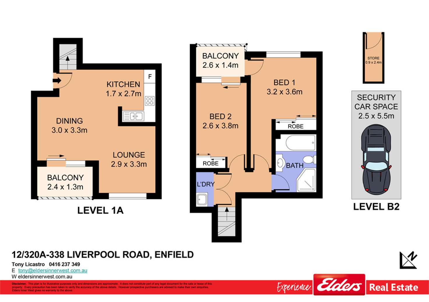 Floorplan of Homely unit listing, 12/320A-338 Liverpool Road, Enfield NSW 2136