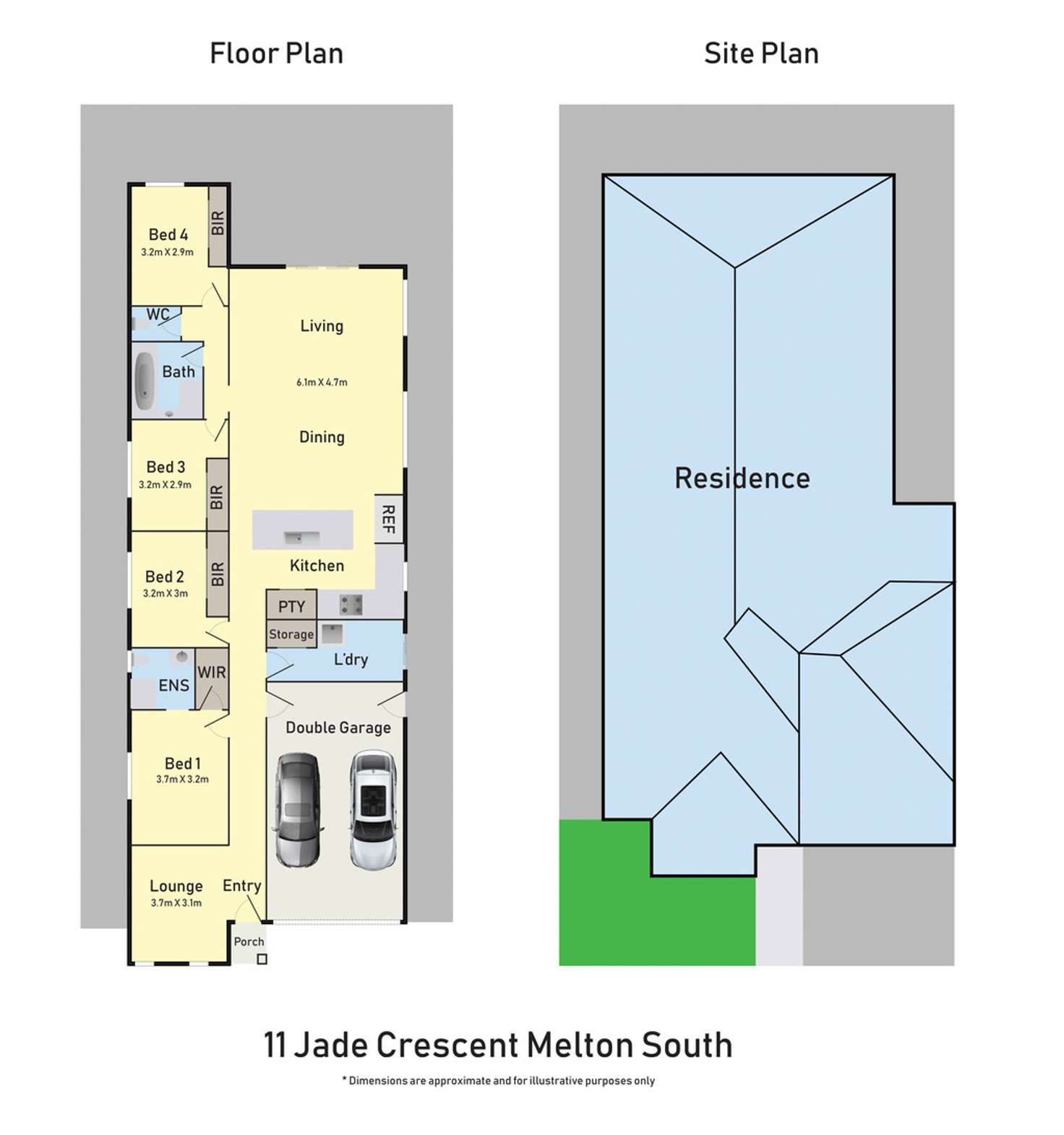Floorplan of Homely house listing, 11 Jade Crescent, Cobblebank VIC 3338