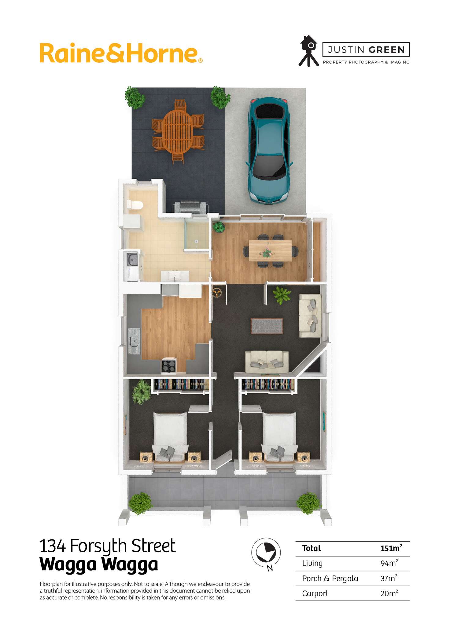 Floorplan of Homely house listing, 134 Forsyth Street, Wagga Wagga NSW 2650
