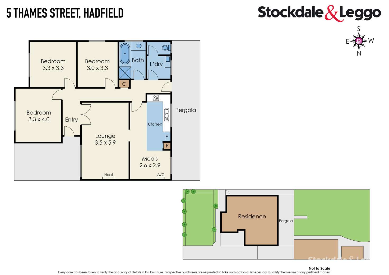 Floorplan of Homely house listing, 5 Thames Street, Hadfield VIC 3046