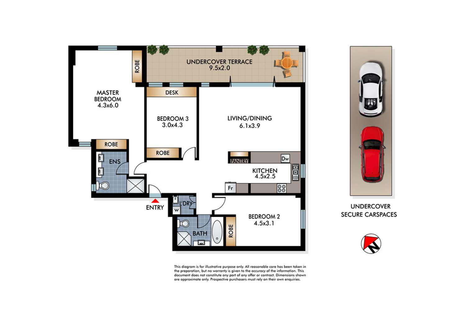 Floorplan of Homely apartment listing, 9/30 Bellevue Road, Bellevue Hill NSW 2023