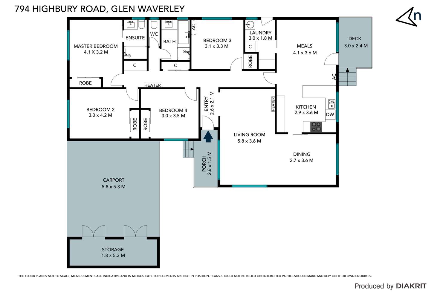 Floorplan of Homely house listing, 794 Highbury Road, Glen Waverley VIC 3150