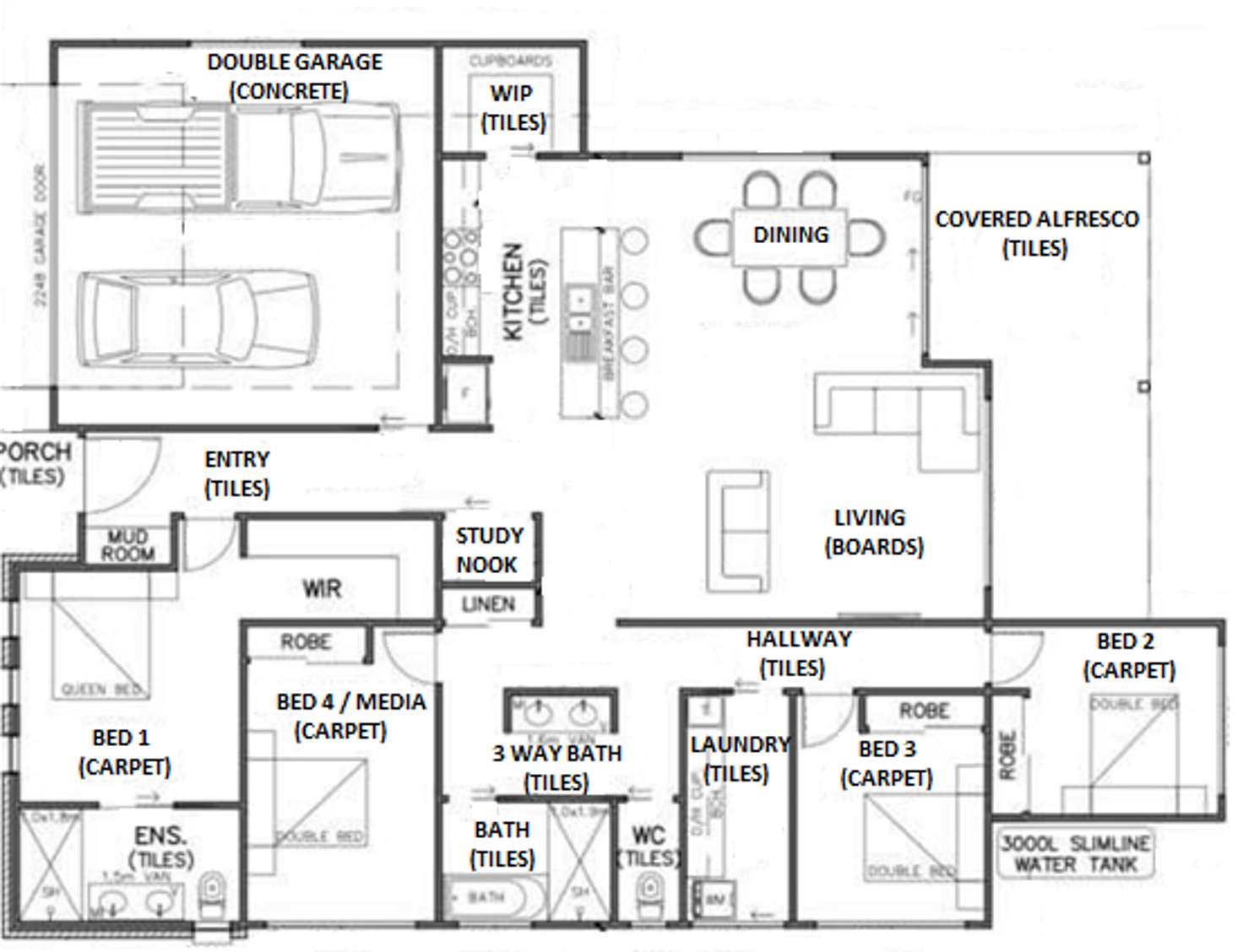 Floorplan of Homely house listing, 8 Serenity Bay Road, Emerald Beach NSW 2456