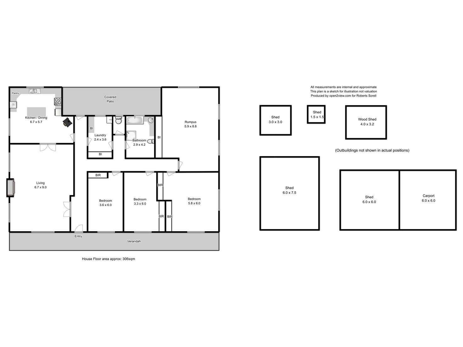Floorplan of Homely house listing, 2466 Clifton Vale Road, Dysart TAS 7030