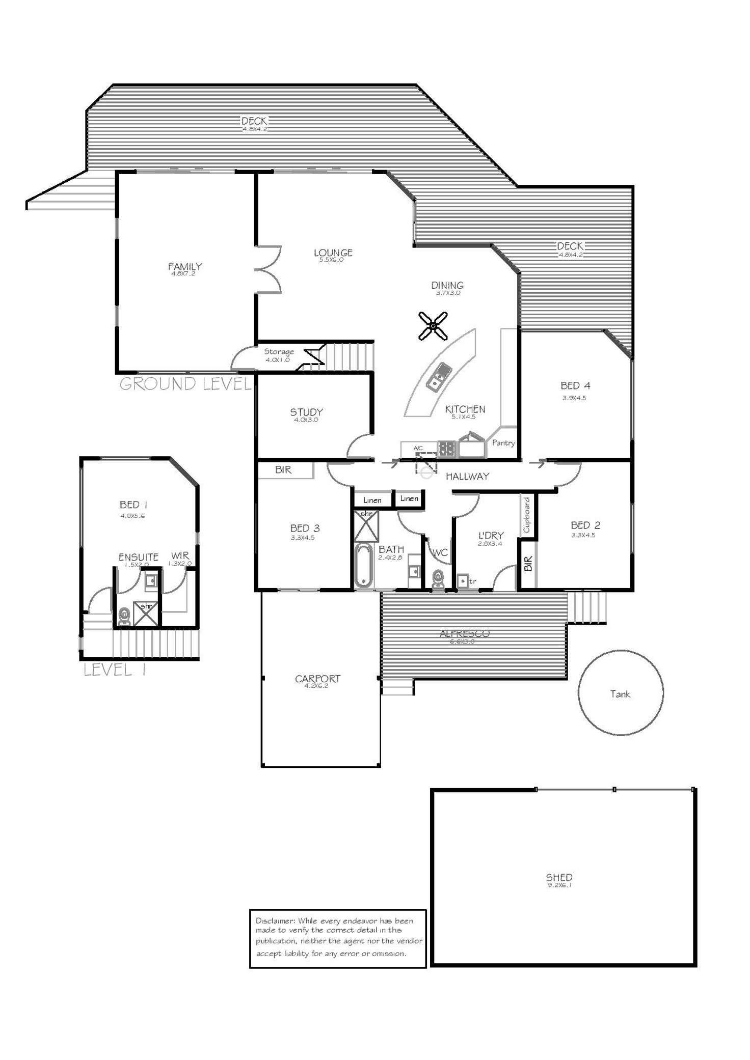 Floorplan of Homely house listing, 70 Boundary Road, Boston SA 5607