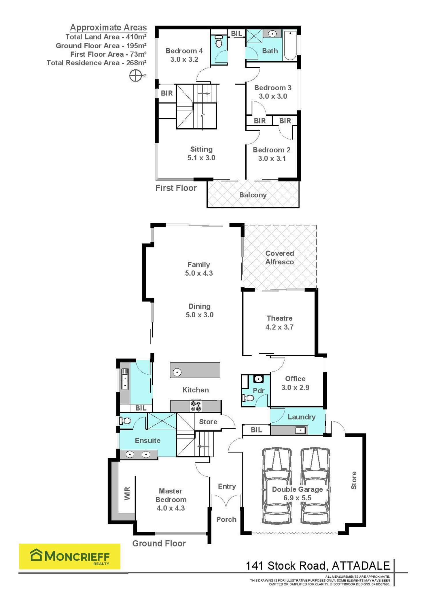 Floorplan of Homely house listing, 141 Stock Road, Attadale WA 6156