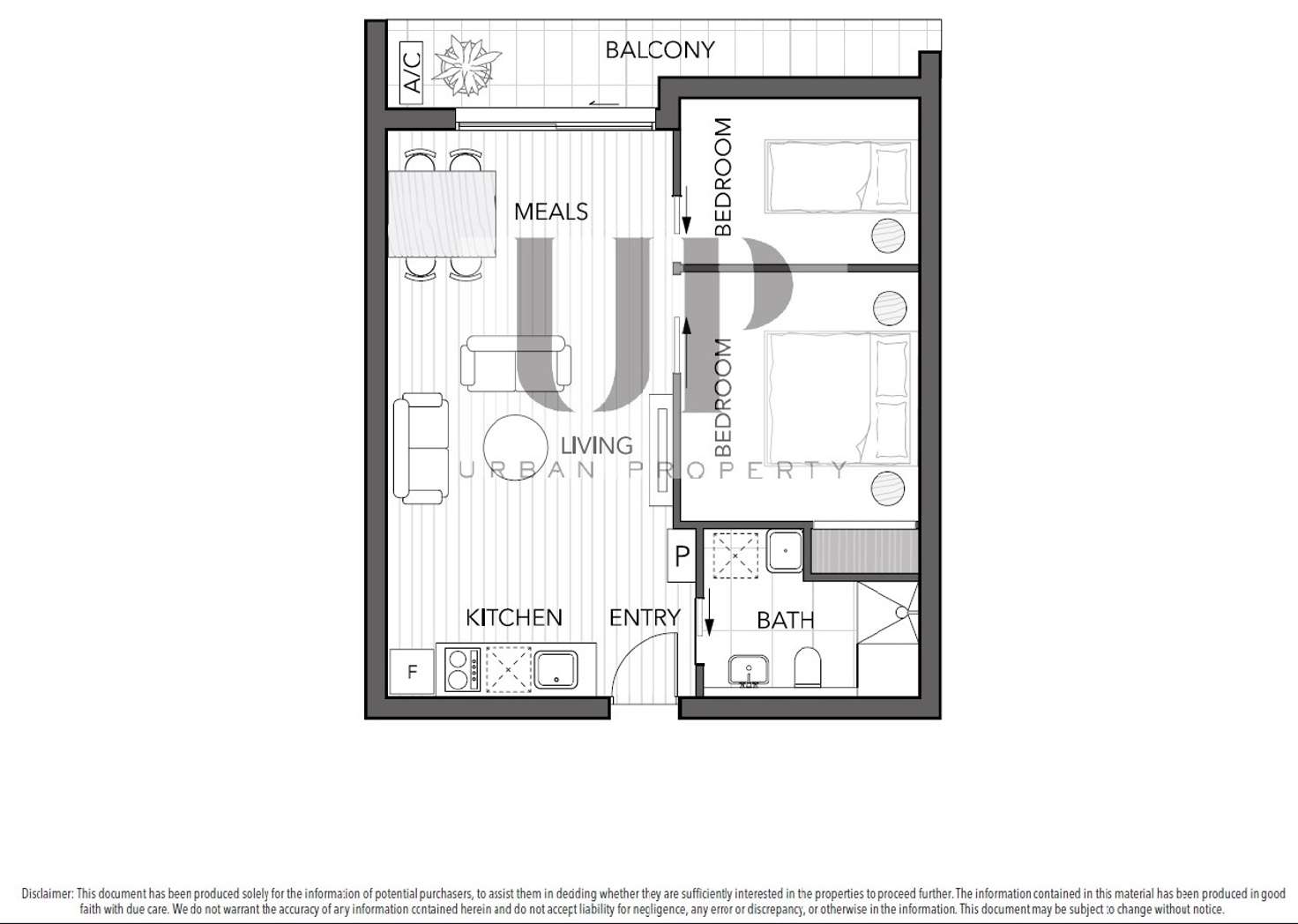 Floorplan of Homely apartment listing, 901/243 Franklin Street, Melbourne VIC 3000