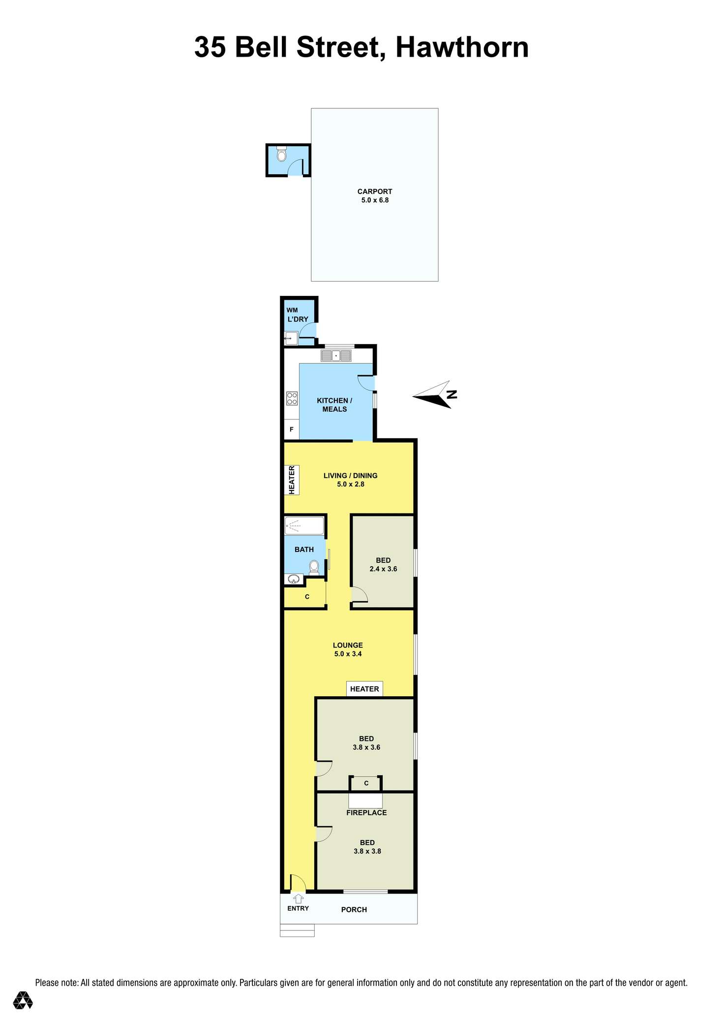 Floorplan of Homely house listing, 35 Bell Street, Hawthorn VIC 3122