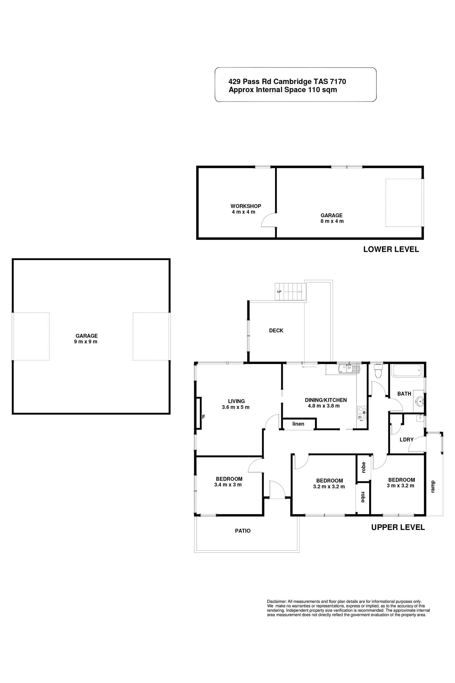 Floorplan of Homely house listing, 429 Pass Road, Cambridge TAS 7170