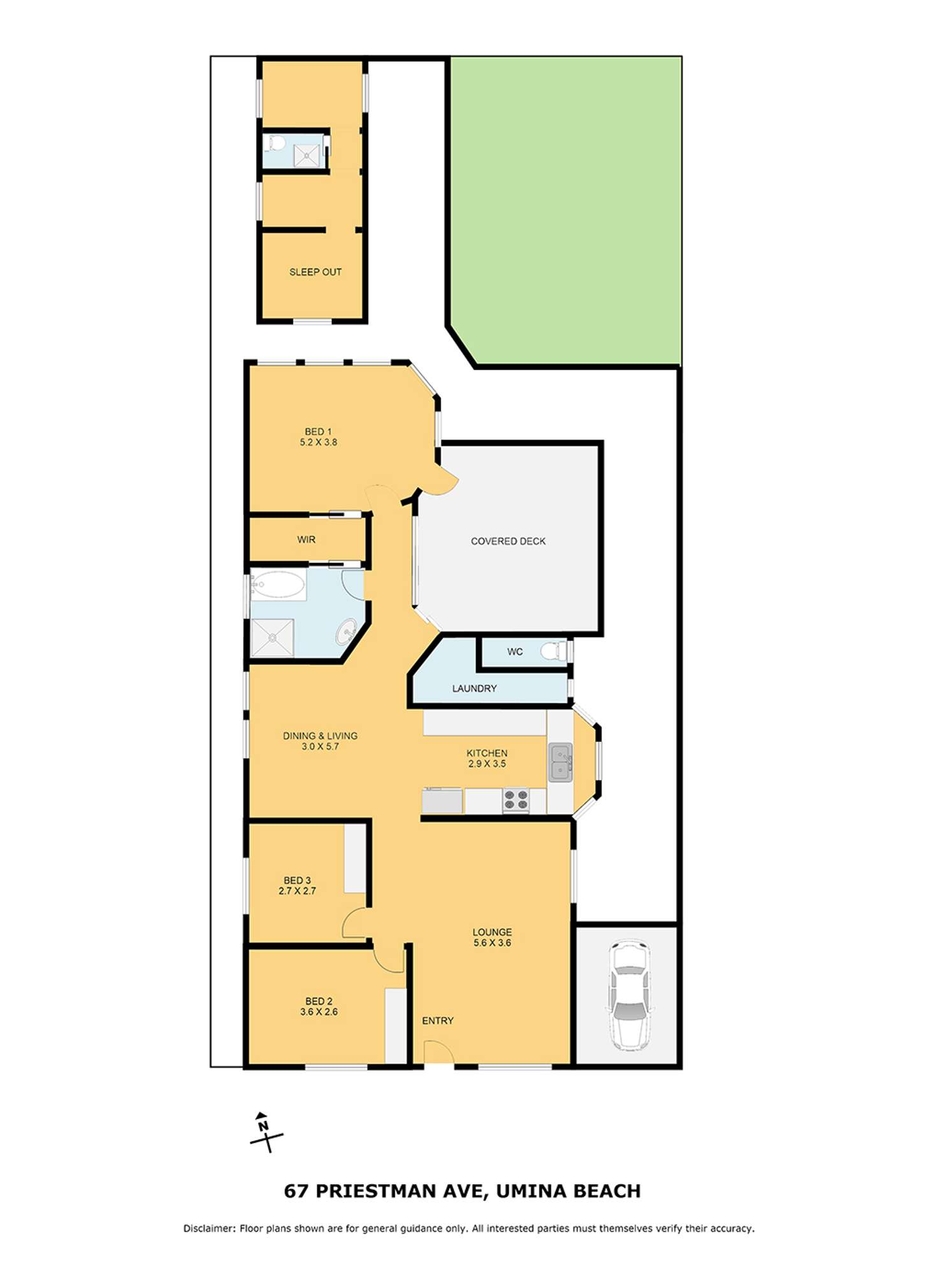 Floorplan of Homely house listing, 67 Priestman Avenue, Umina Beach NSW 2257