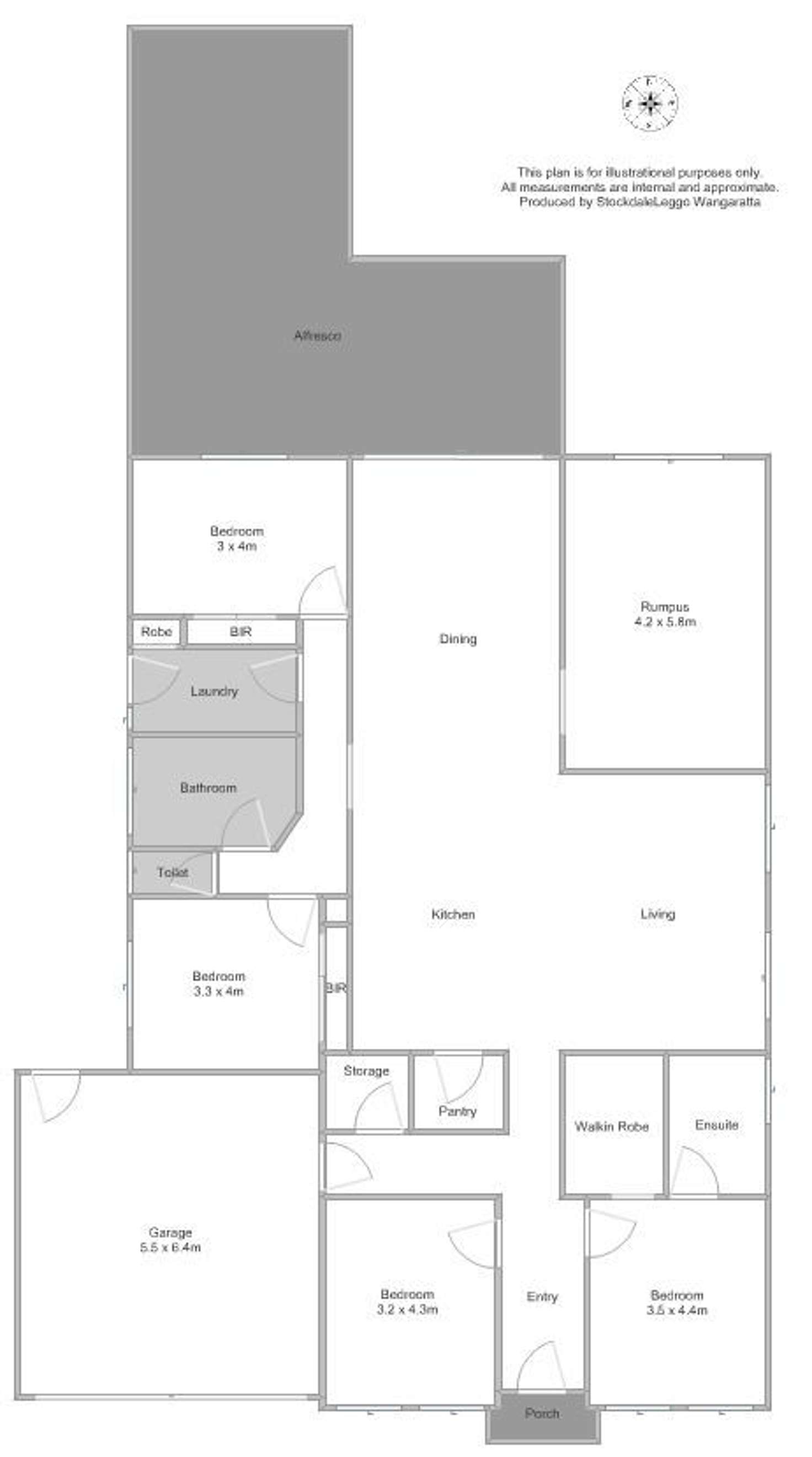 Floorplan of Homely house listing, 11 Garfish Court, Wangaratta VIC 3677
