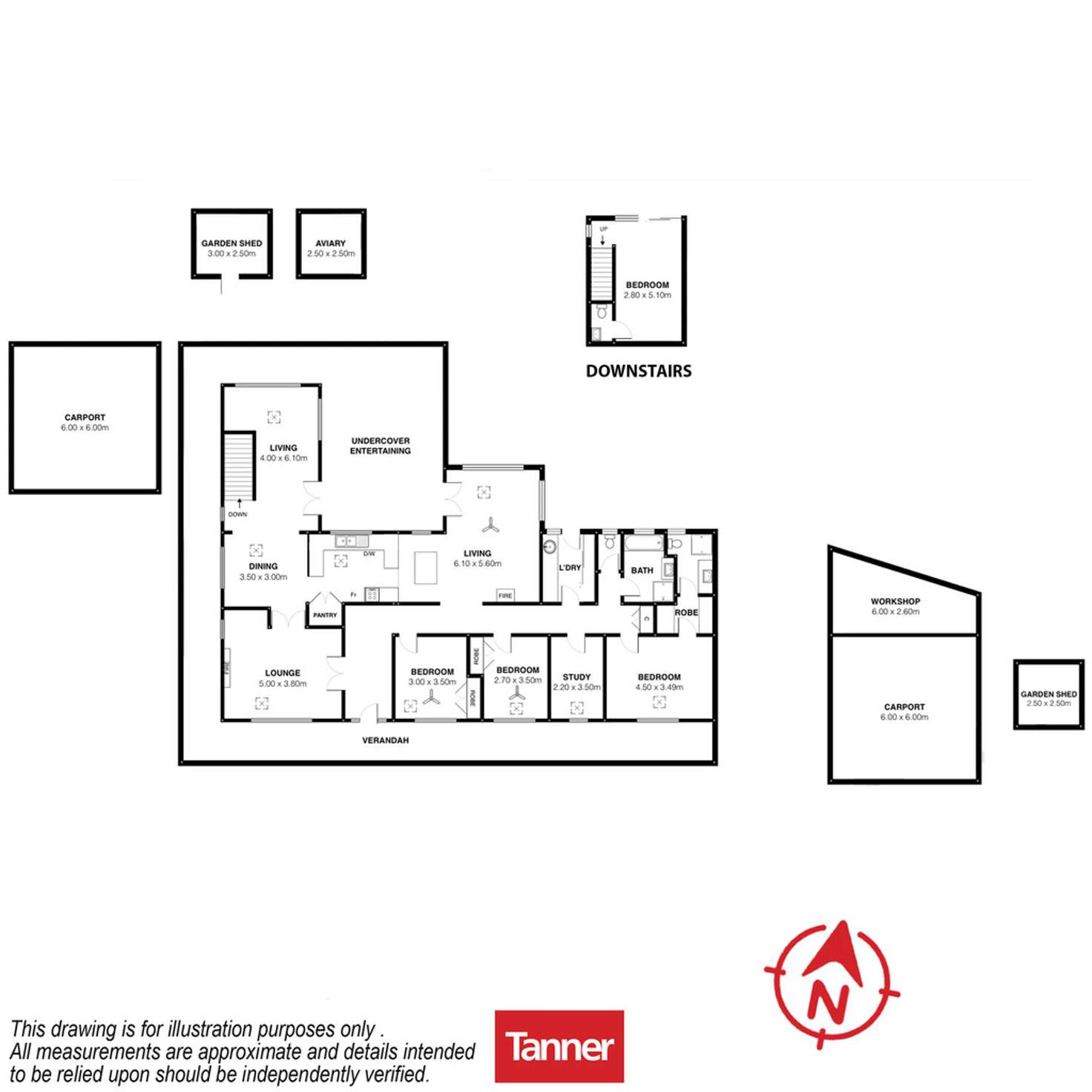 Floorplan of Homely house listing, 4 Windarra Court, Belair SA 5052