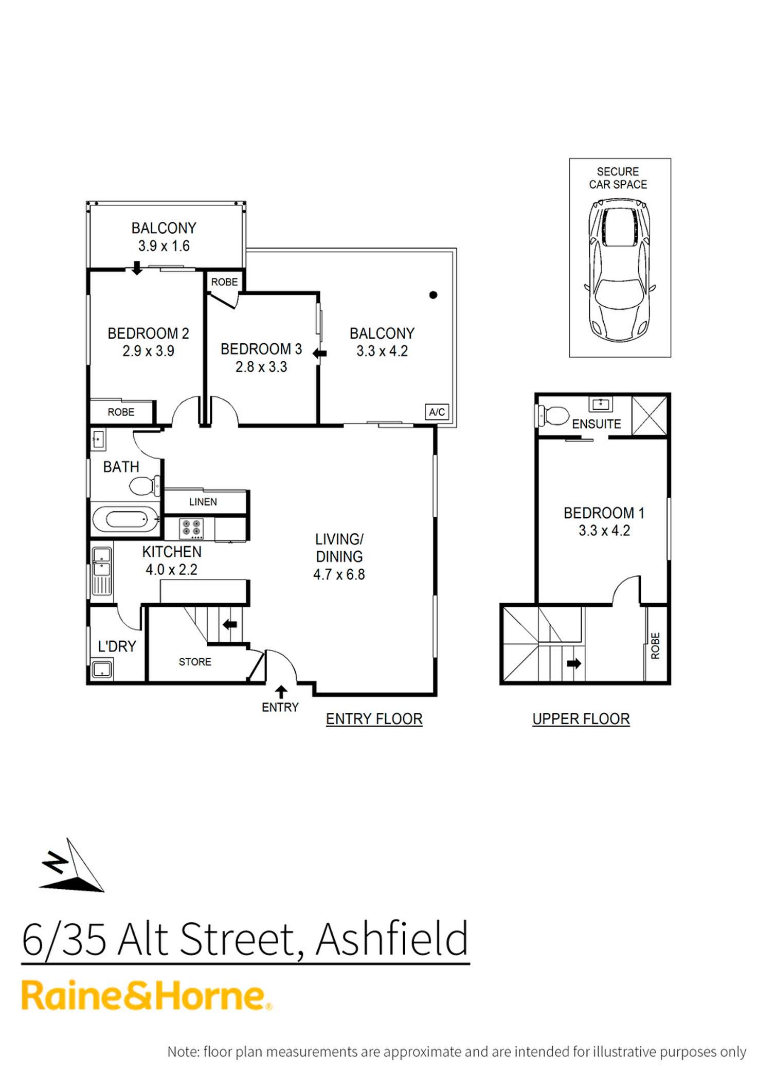 Floorplan of Homely unit listing, 6/35 Alt Street, Ashfield NSW 2131