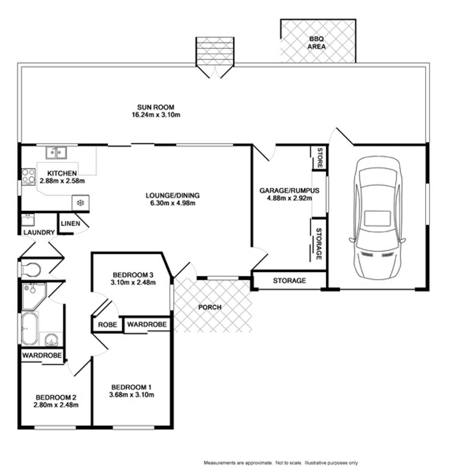 Floorplan of Homely house listing, 57 Frontignan Street, Eschol Park NSW 2558