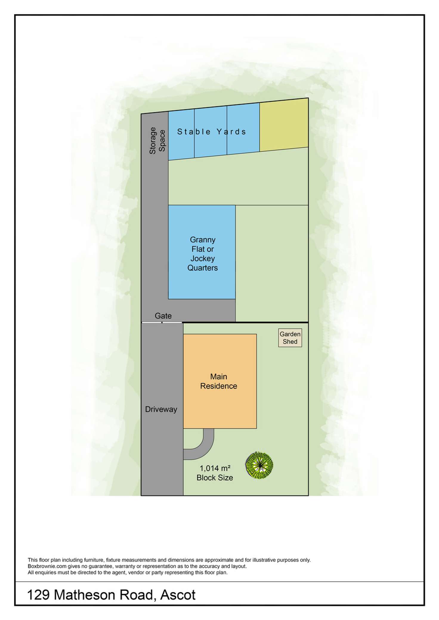 Floorplan of Homely house listing, 129 Matheson Road, Ascot WA 6104