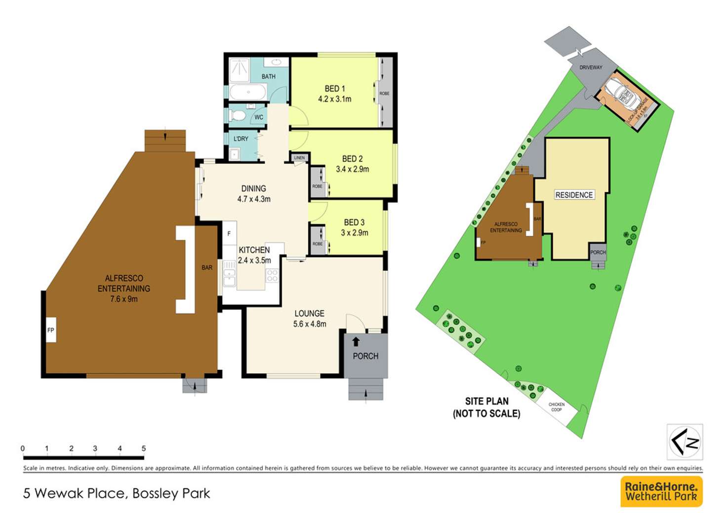 Floorplan of Homely house listing, 5 Wewak Place, Bossley Park NSW 2176