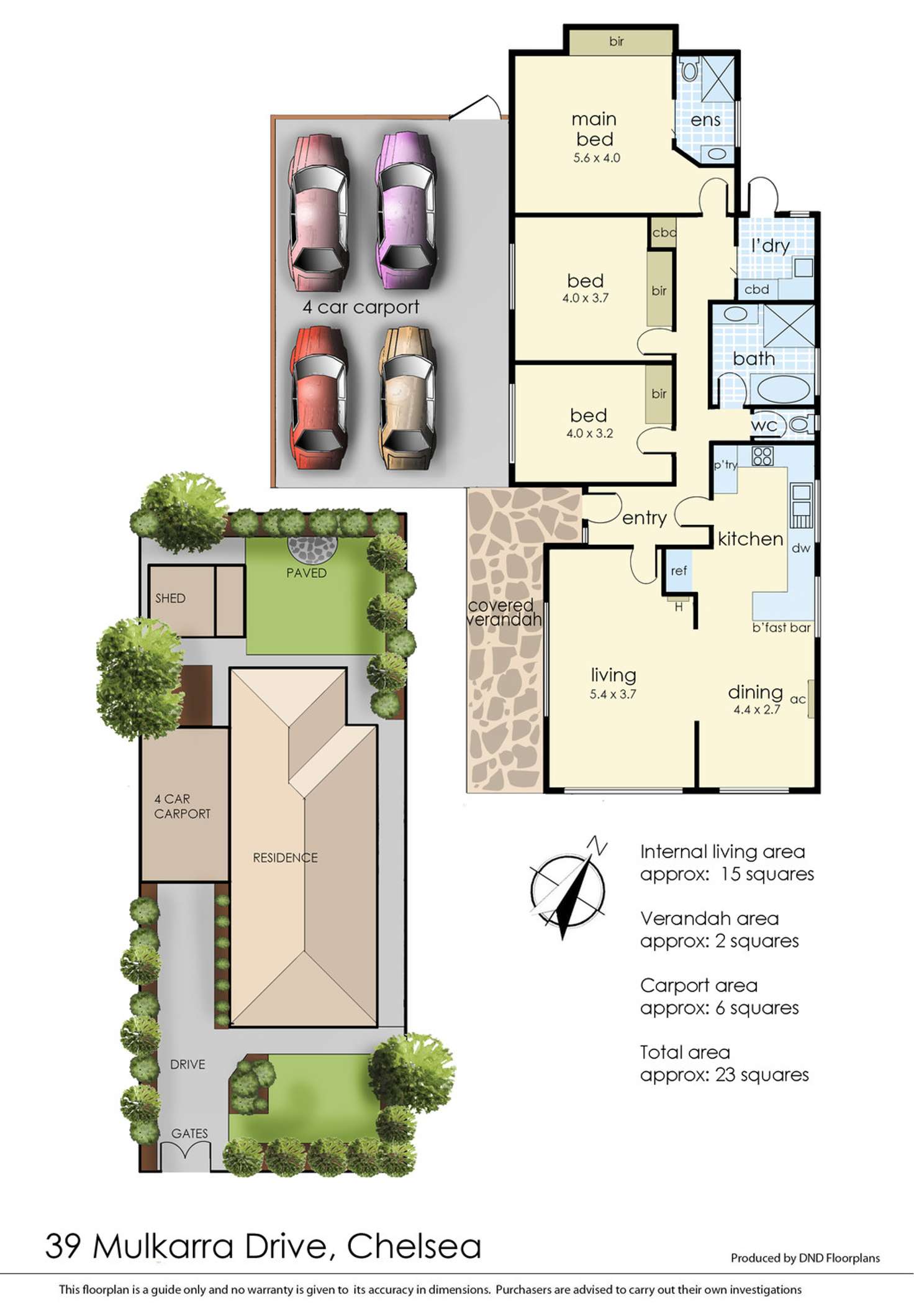 Floorplan of Homely house listing, 39 Mulkarra Drive, Chelsea VIC 3196