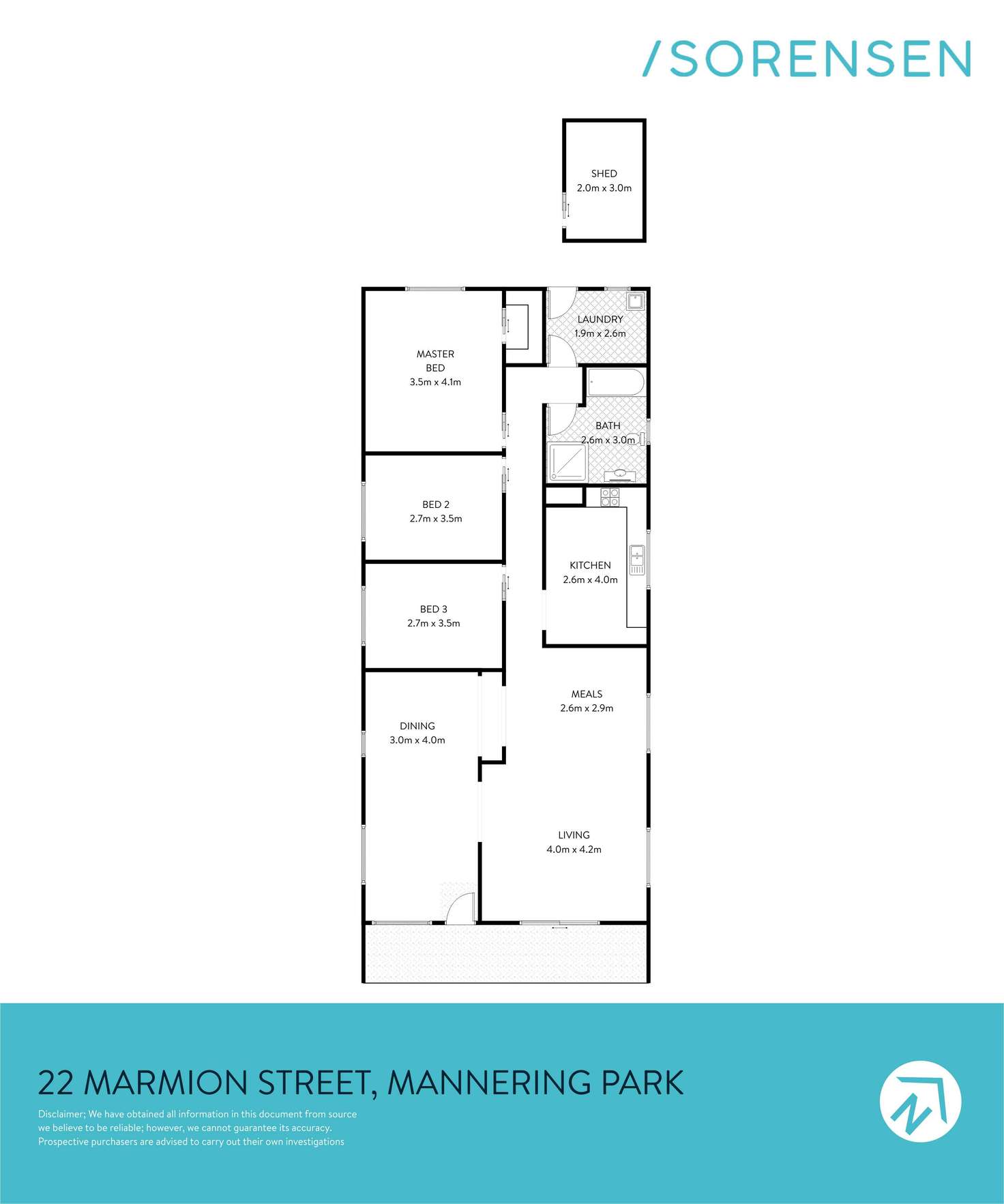 Floorplan of Homely house listing, 22 Marmion Street, Mannering Park NSW 2259