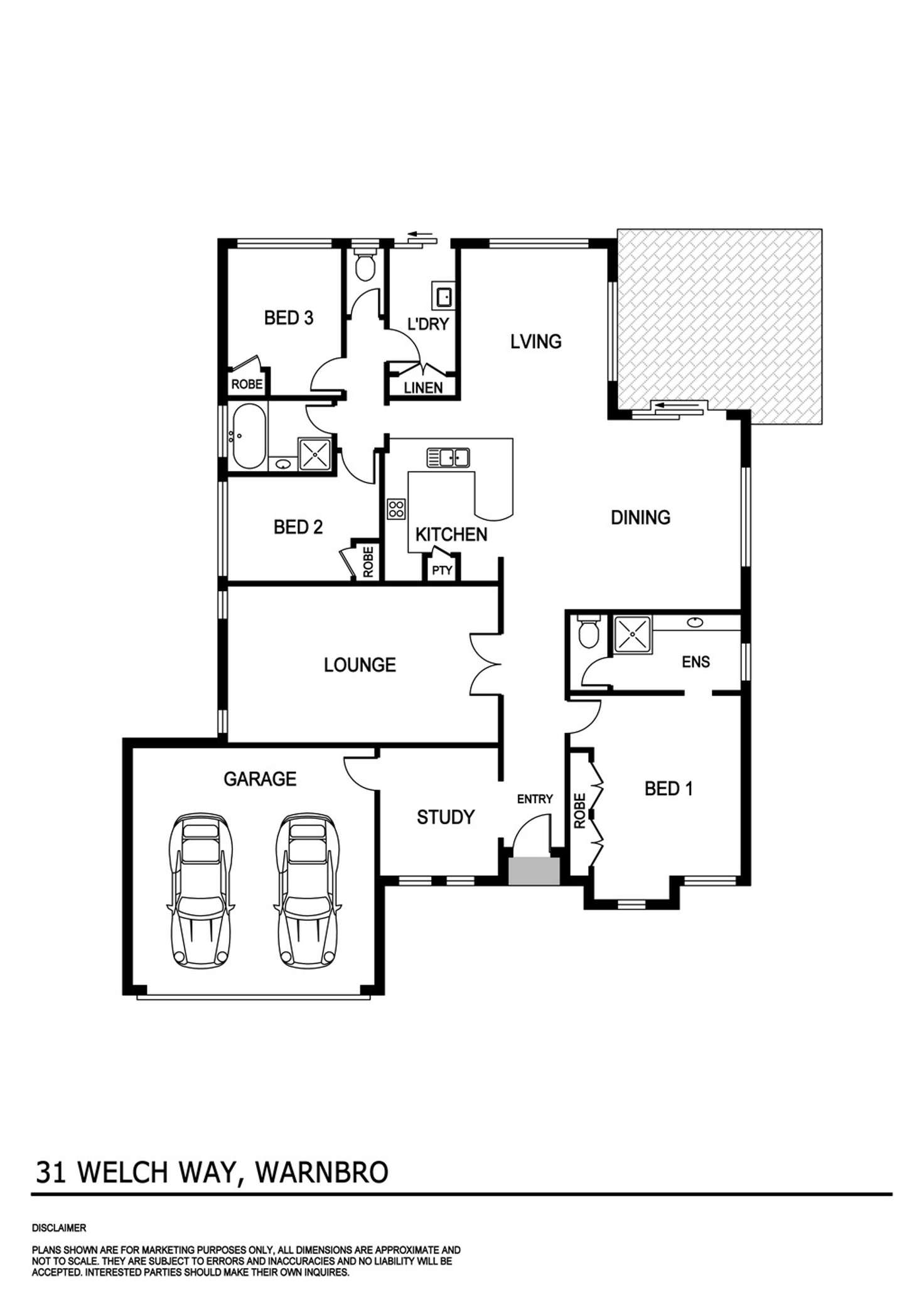 Floorplan of Homely house listing, 31 Welch Way, Warnbro WA 6169