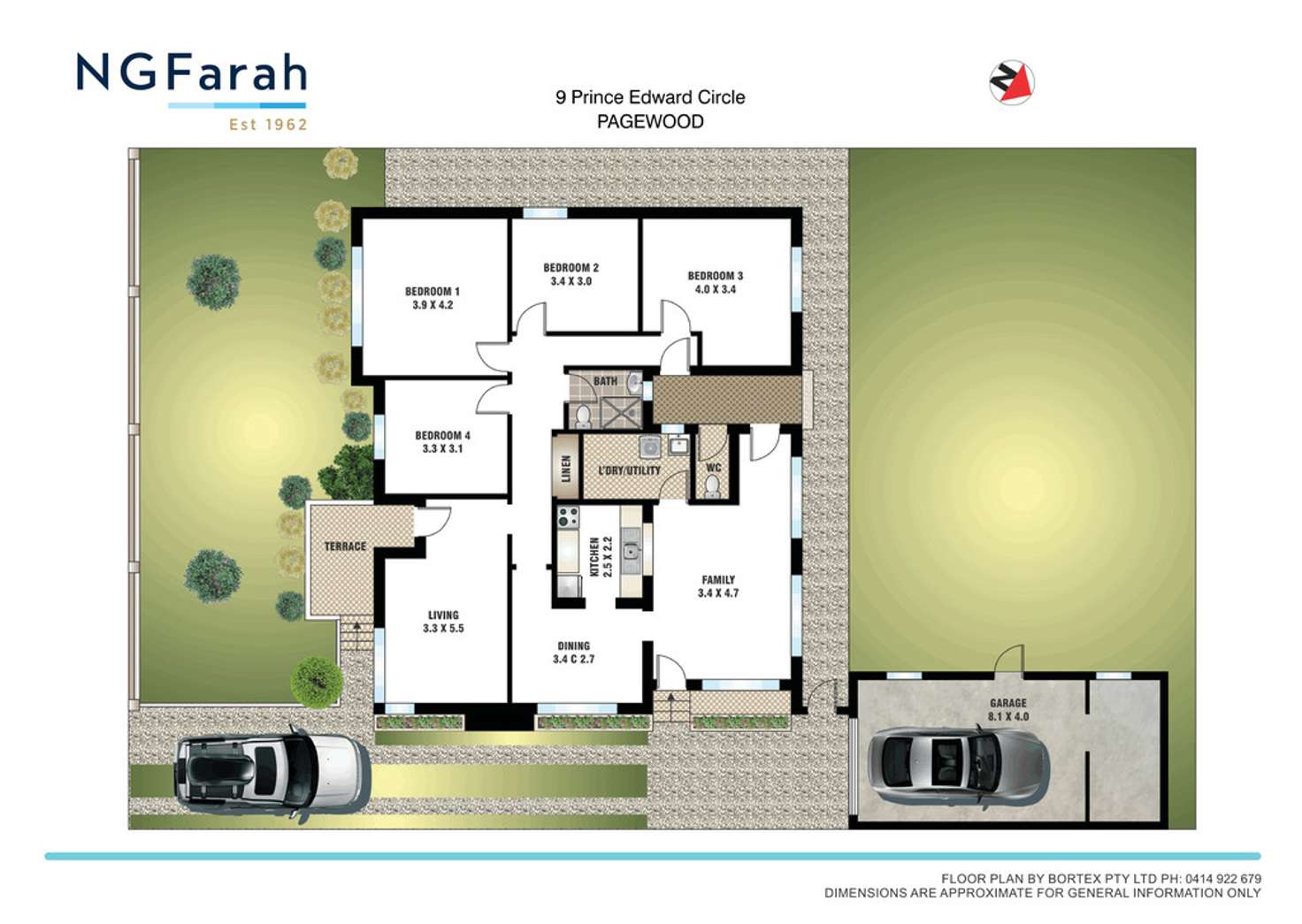 Floorplan of Homely house listing, 9 Prince Edward Circle, Pagewood NSW 2035
