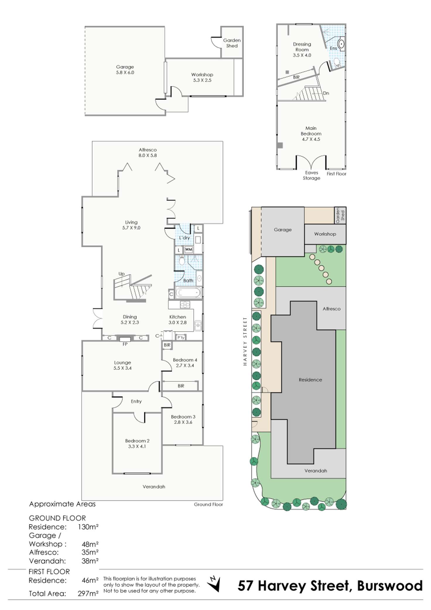 Floorplan of Homely house listing, 57 Harvey Street, Burswood WA 6100