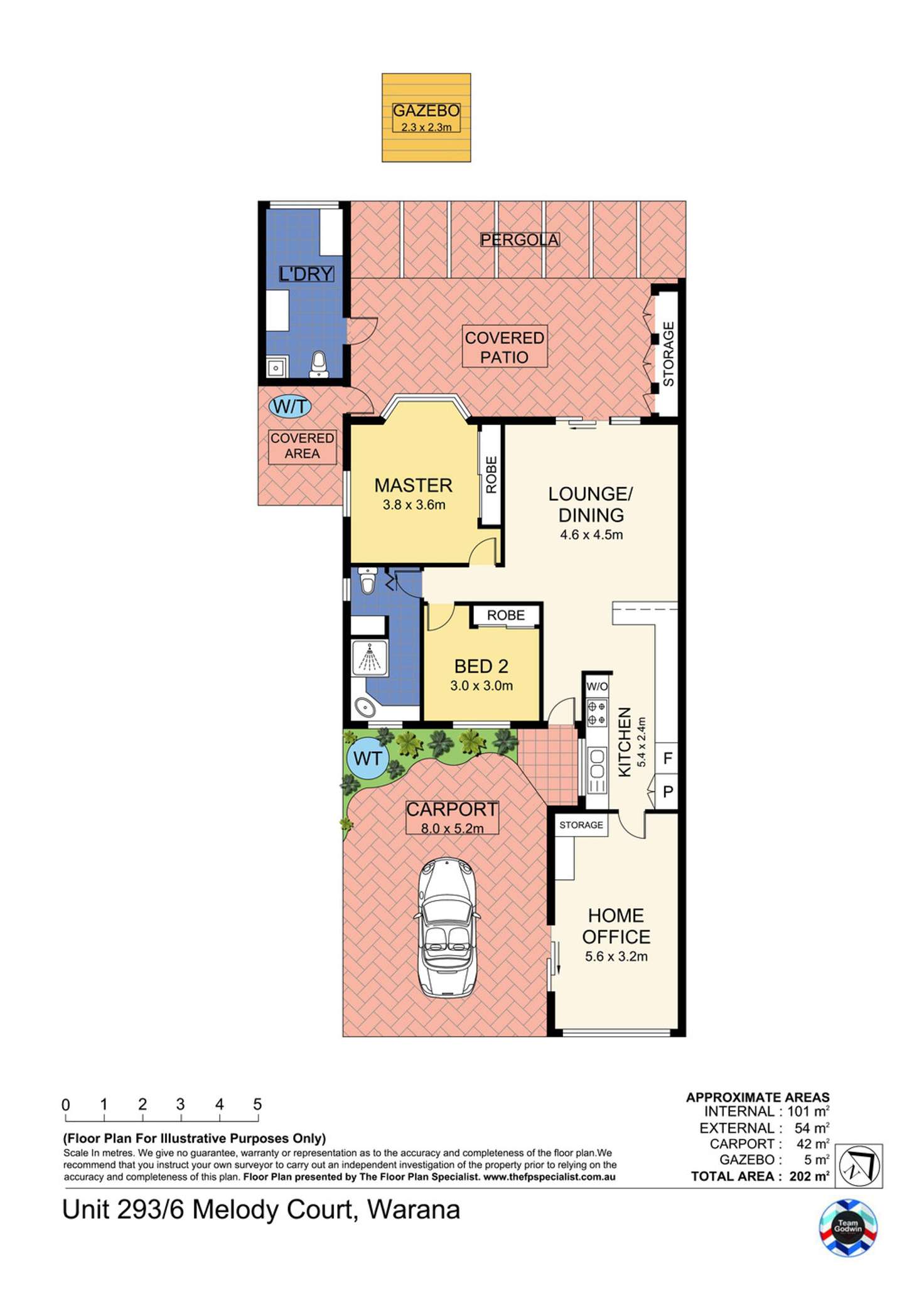 Floorplan of Homely house listing, 293/6 Melody Court, Warana QLD 4575