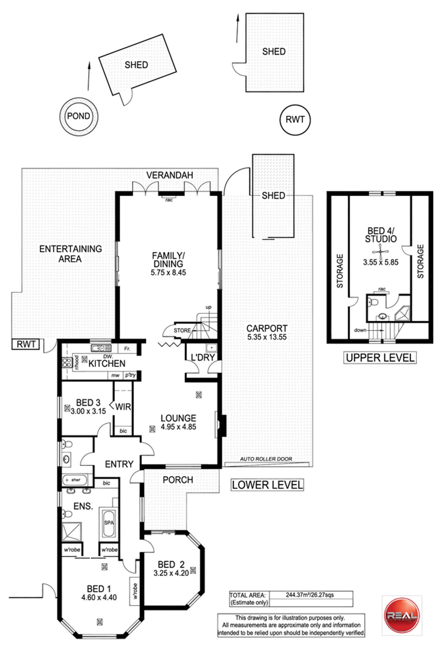 Floorplan of Homely house listing, 6 Sandison Avenue, Park Holme SA 5043