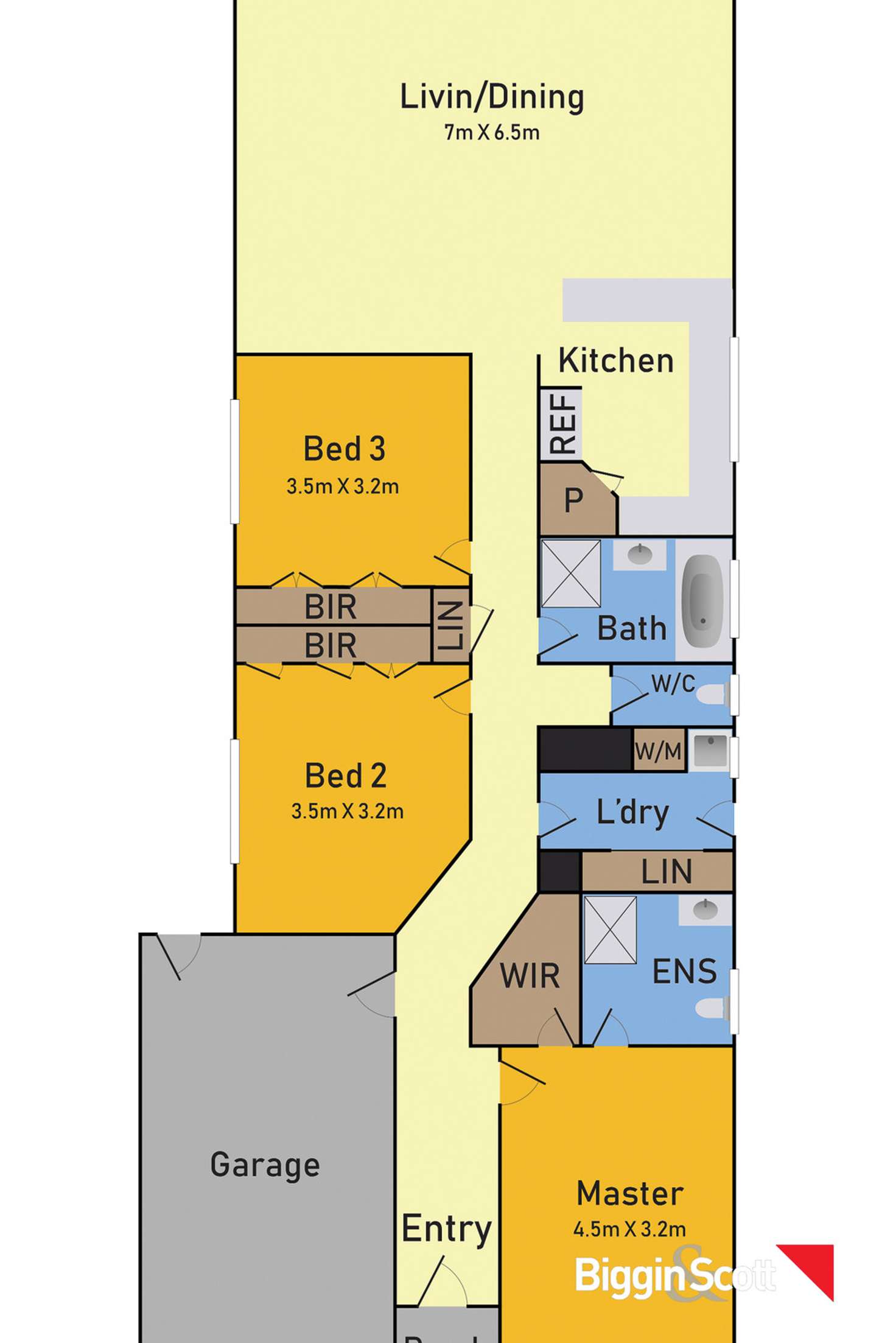 Floorplan of Homely house listing, 14 Vivid Court, Tarneit VIC 3029