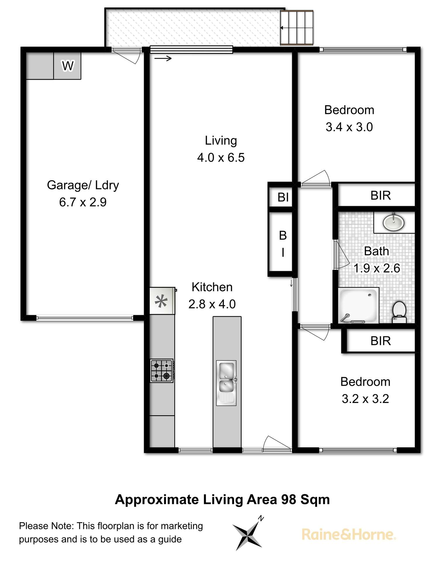 Floorplan of Homely unit listing, 10-106 GUNN STREET, Bridgewater TAS 7030