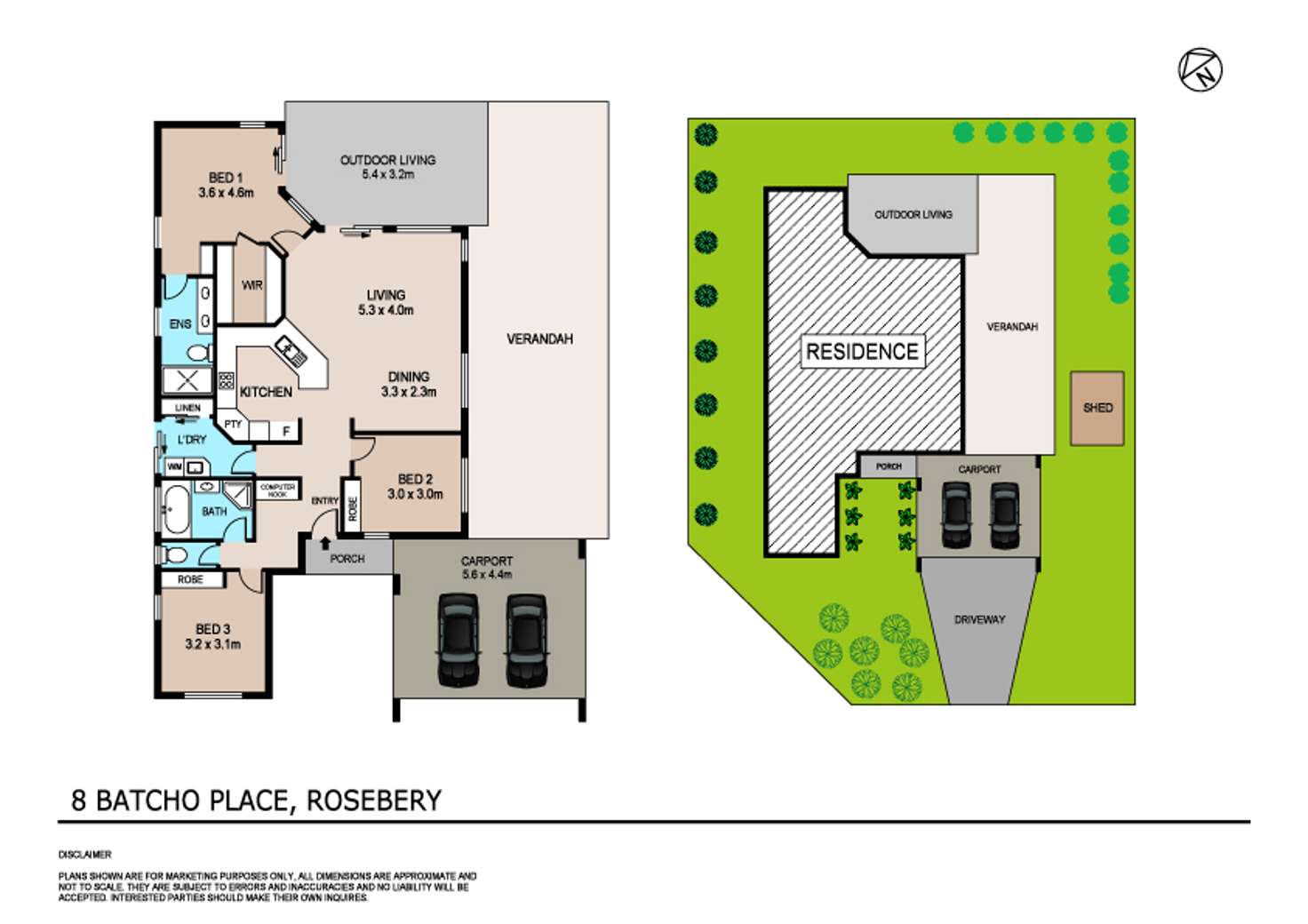 Floorplan of Homely house listing, 8 Batcho Place, Rosebery NT 832