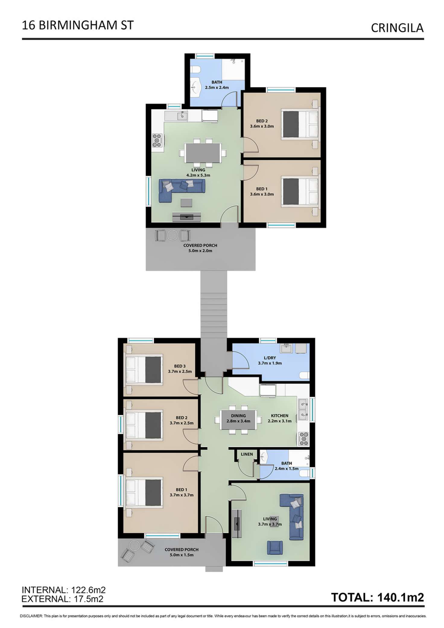 Floorplan of Homely house listing, 16 Birmingham Street, Cringila NSW 2502