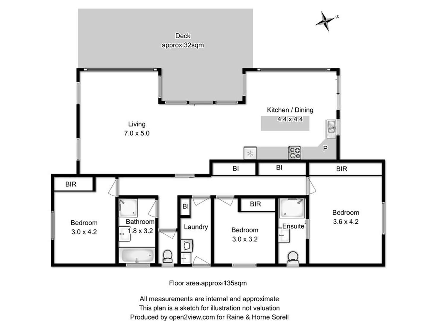 Floorplan of Homely house listing, 12 Boathouse Rise, Lewisham TAS 7173