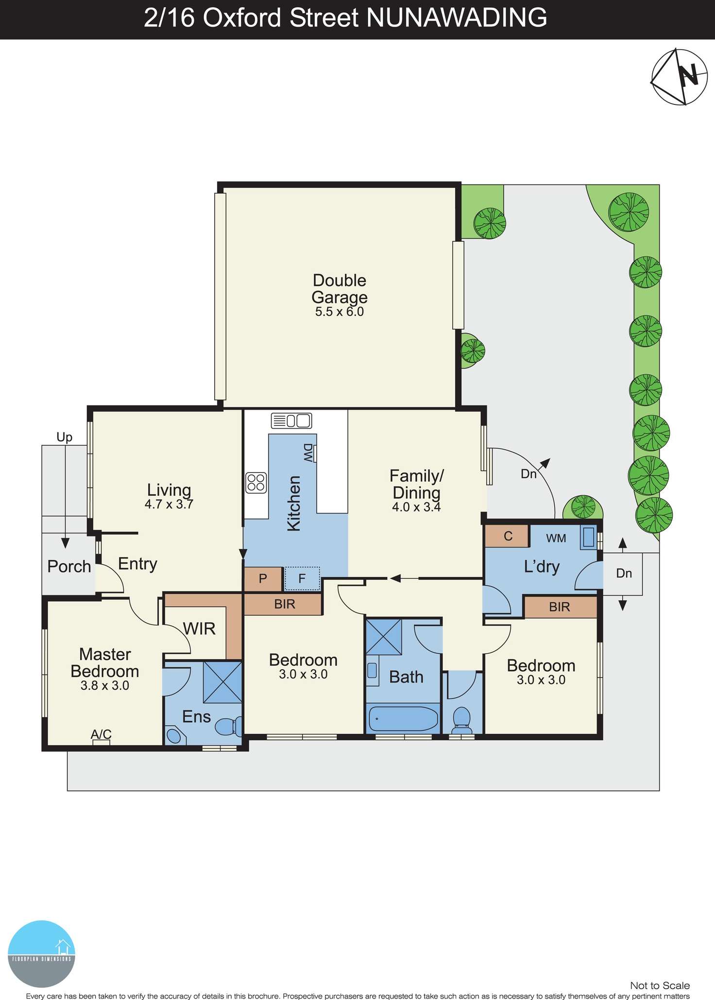 Floorplan of Homely unit listing, 2/16 Oxford Street, Nunawading VIC 3131
