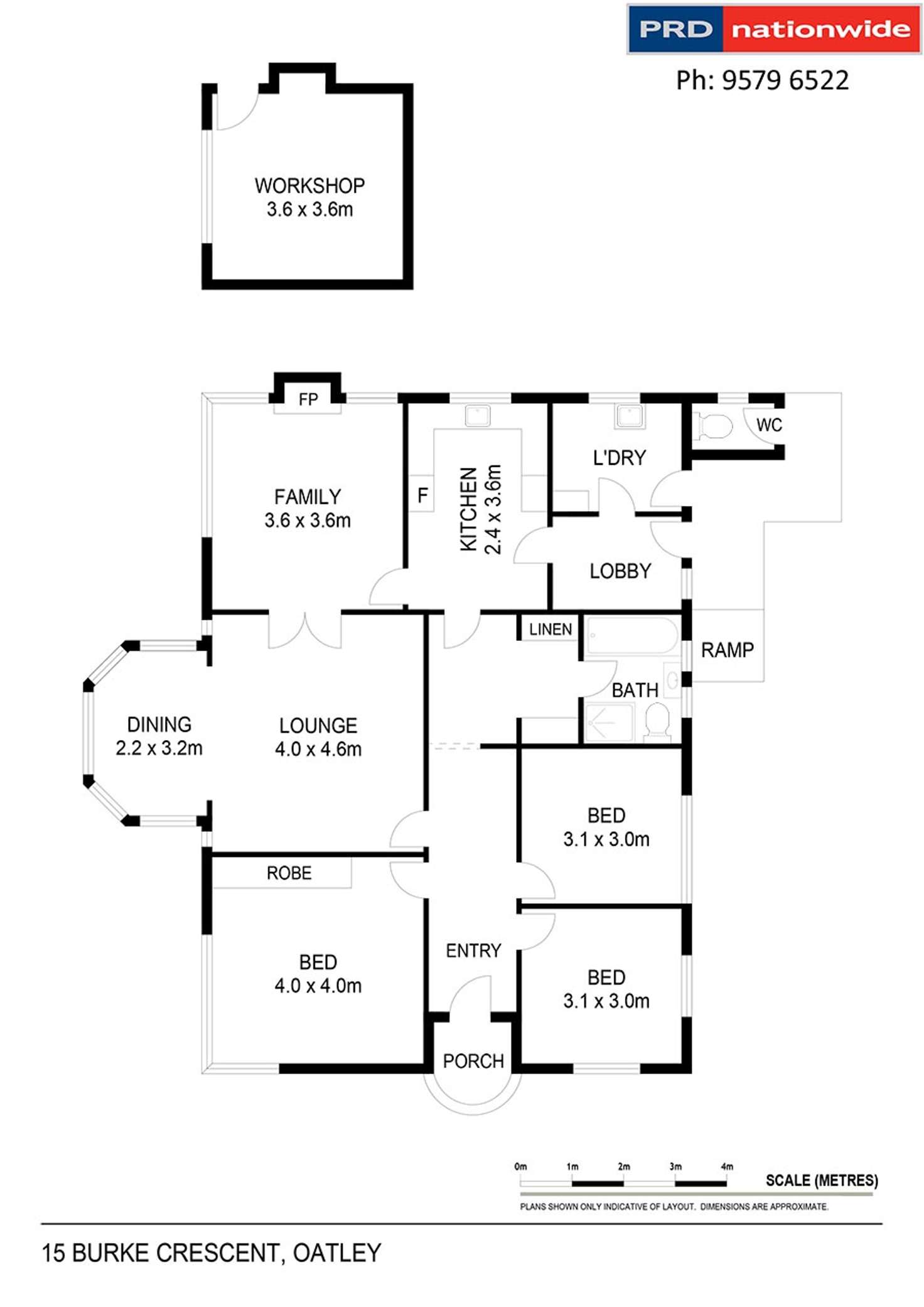 Floorplan of Homely house listing, 15 Burke Crescent, Oatley NSW 2223