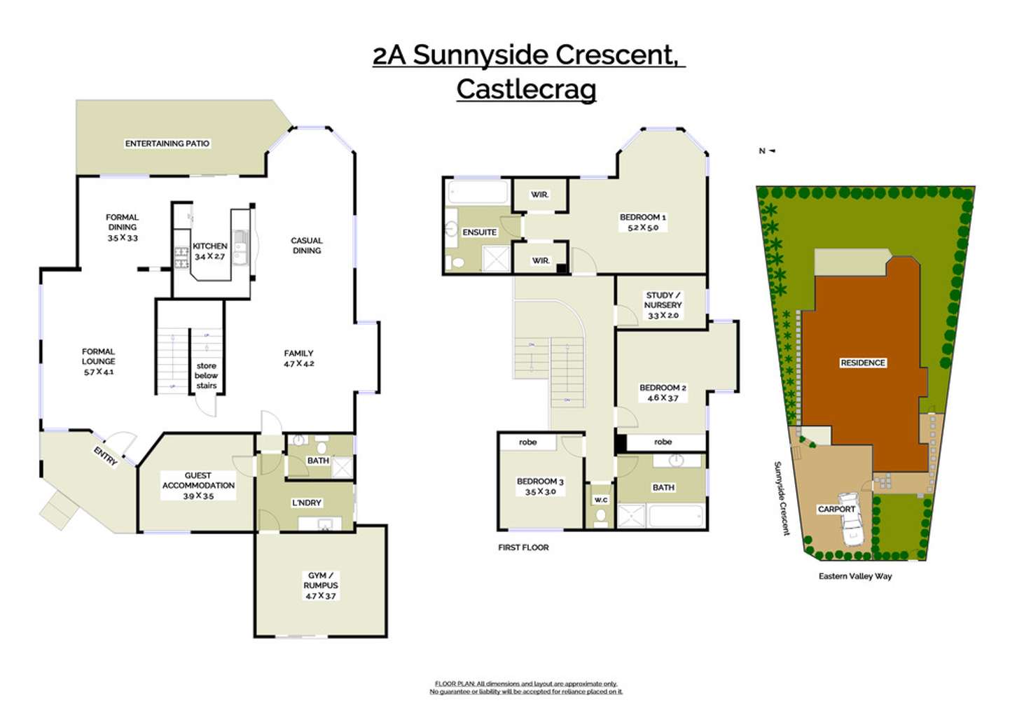 Floorplan of Homely house listing, 2A Sunnyside Crescent, Castlecrag NSW 2068