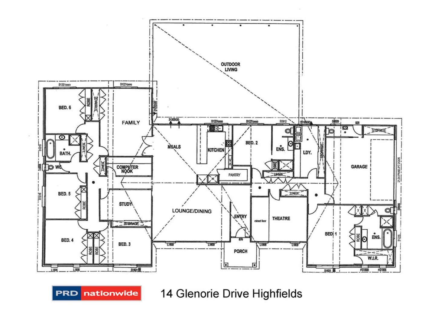 Floorplan of Homely house listing, 14 Glenorie Drive, Highfields QLD 4352