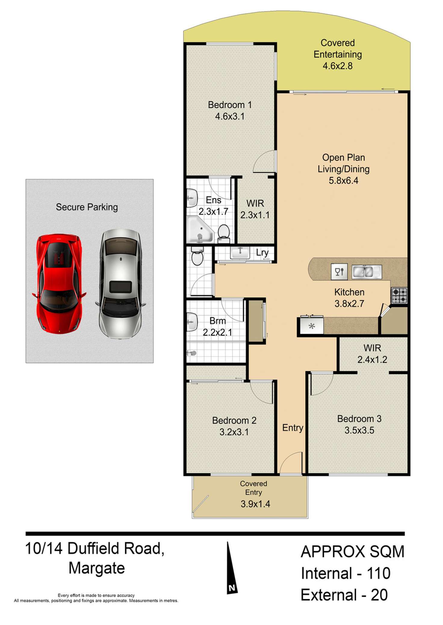 Floorplan of Homely unit listing, 10/14-20 Duffield Rd, Margate QLD 4019