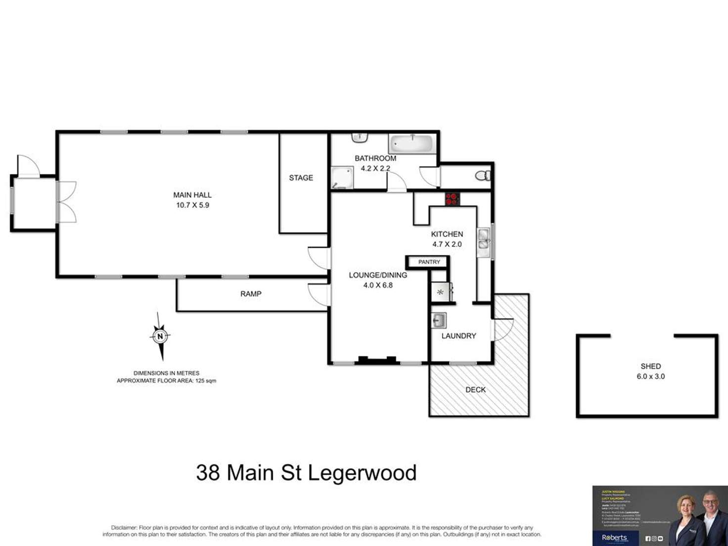 Floorplan of Homely house listing, 38 Main Street, Legerwood TAS 7263